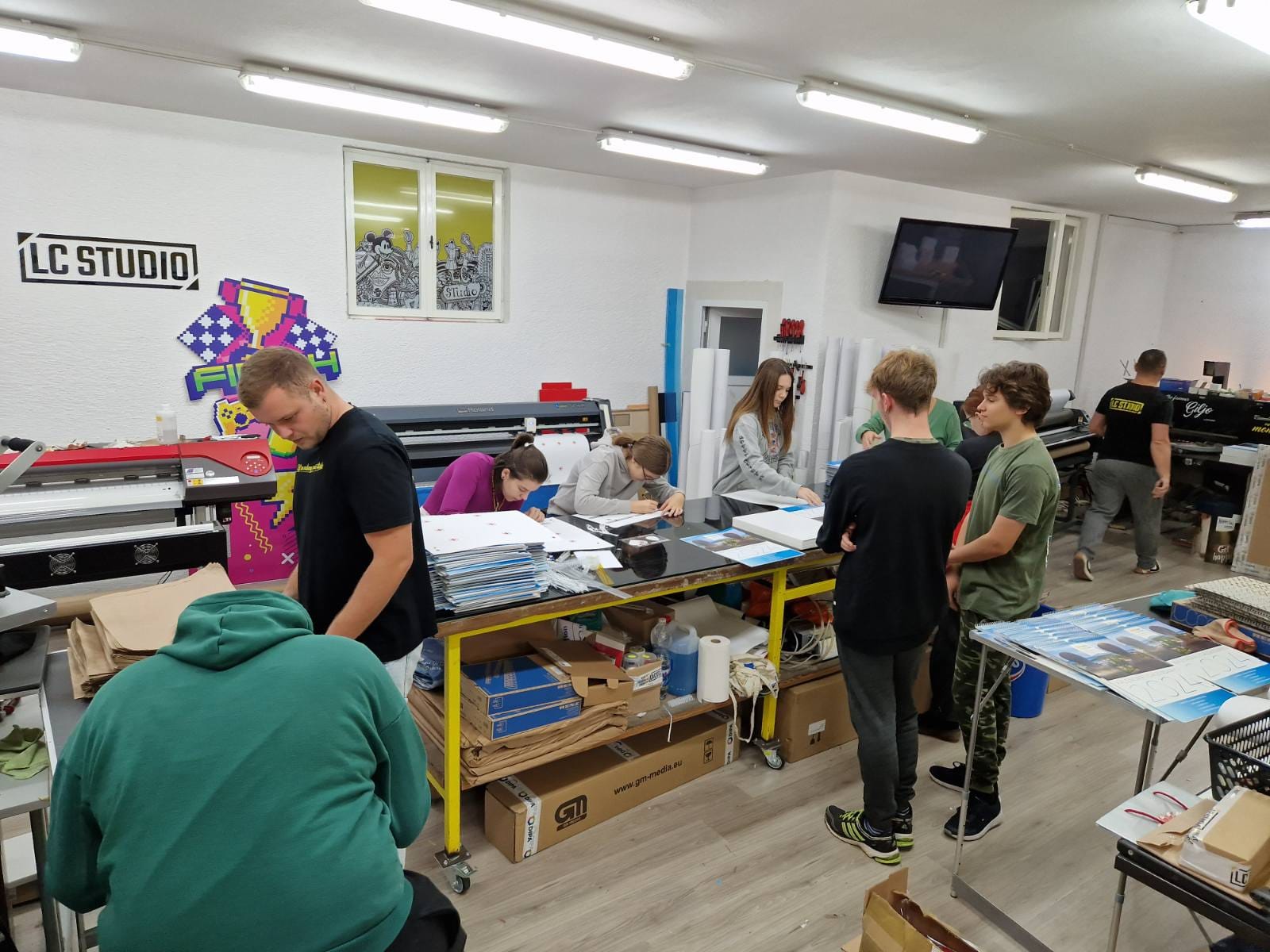 Učenici SŠ Eugen Kumičić Rovinj na nastavi u LC Studiu